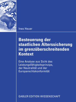 cover image of Besteuerung der staatlichen Alterssicherung im grenzüberschreitenden Kontext